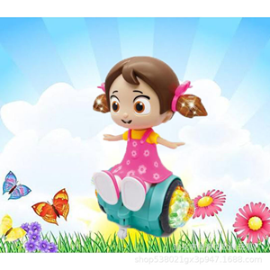 دختر نشسته موزیکال Musical Sitting Girl Doll_اسباب بازی